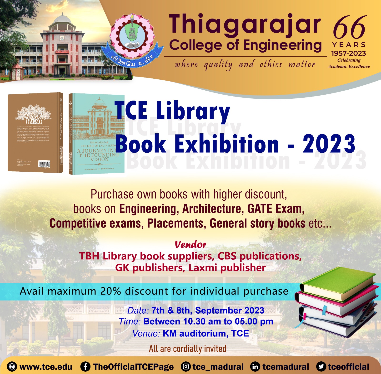 TCE Library Book Exhibition - 2023