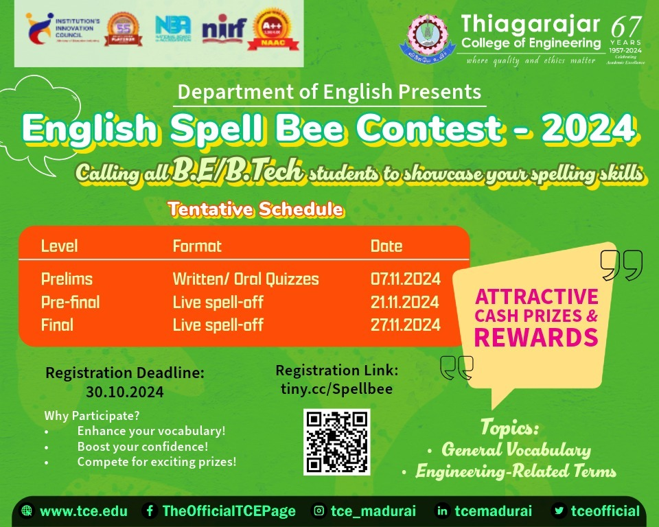 English Spell Bee Contest 2024