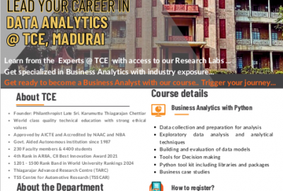Certificate course on Business Analytics with Python