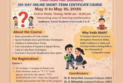 A Six-Day Online Course for Young Students (5th to 8th grade School Students)